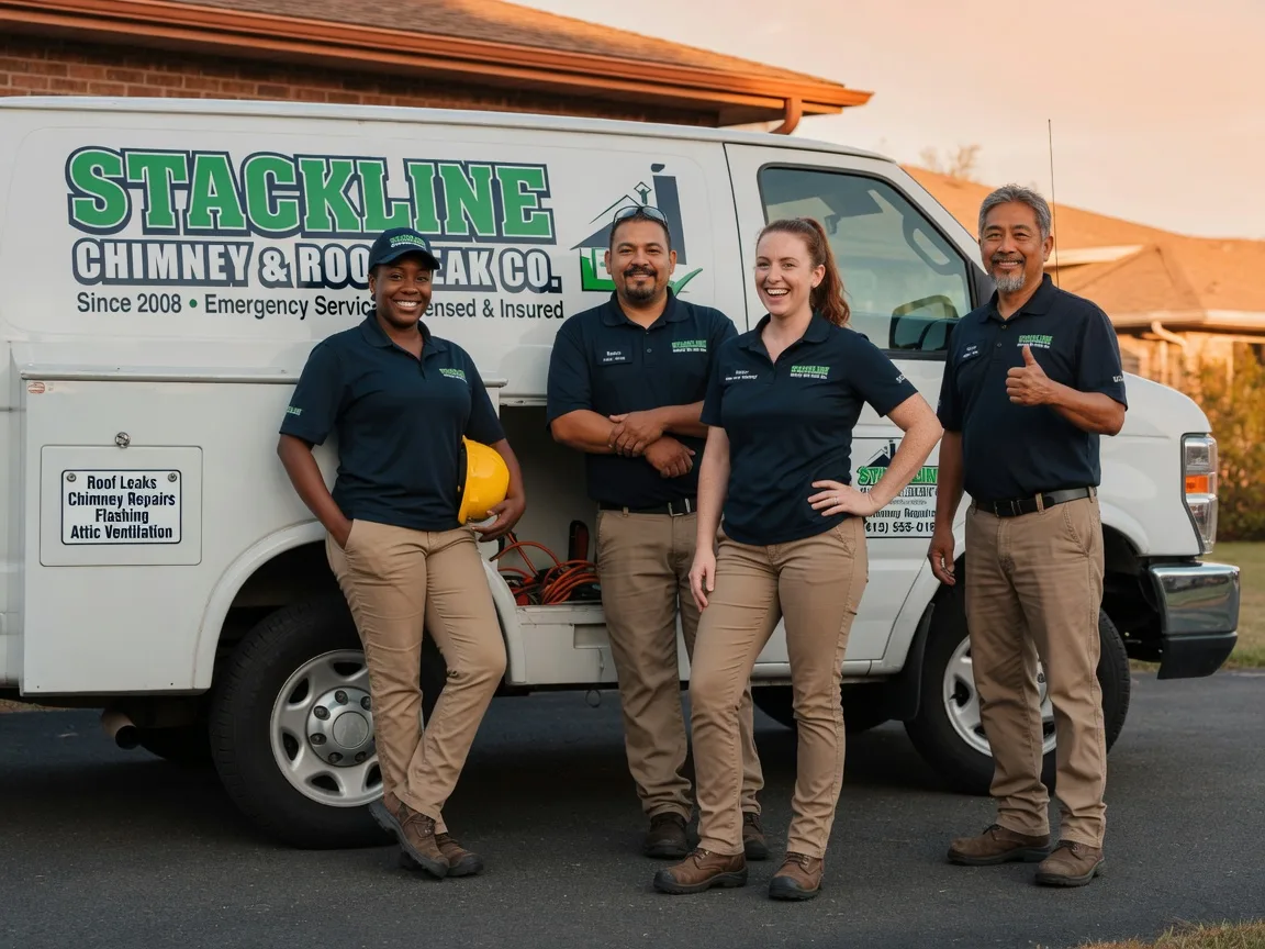 Chimney flashing repair company in German Valley, IL